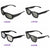 Lunettes de soleil LCD futuristes