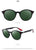 Lunettes de soleil rondes polarisées P26 pour conducteurs masculins élégants