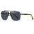 Lunettes de soleil polarisées carrées à la mode pour hommes