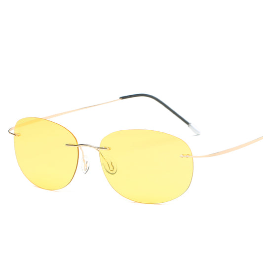 Simple and Stylish Polarized Sunglasses with Metal, TAC, and Resin Material