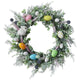 Wreath Easter Egg Doll Festive Door Hanging Wall Decor Wreath