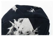 Chapeaux à poils noirs tie-dye tendance pour hommes et femmes