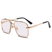 Vintage Charm in Metal Sunglasses