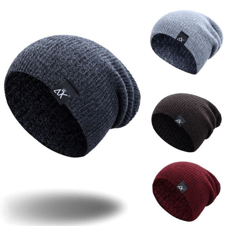 Unisex Winter Knit Beanie: Stylish & Warm for Outdoor Adventures