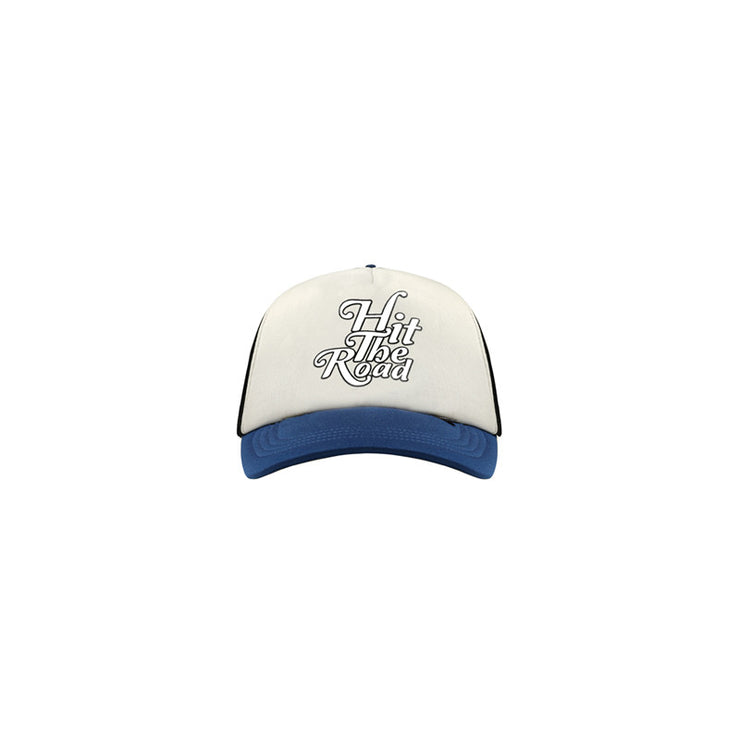 National Trend Couple Caps - Retro Blue and White Matching Hats