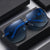 Lunettes de soleil polarisées carrées à la mode pour hommes