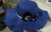 Chapeau de Paille Femme à Grande Fleur - Nuance Simple et Elégante