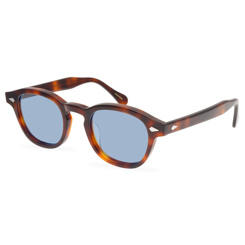 Style classique avec lunettes de soleil américaines à rivets rétro