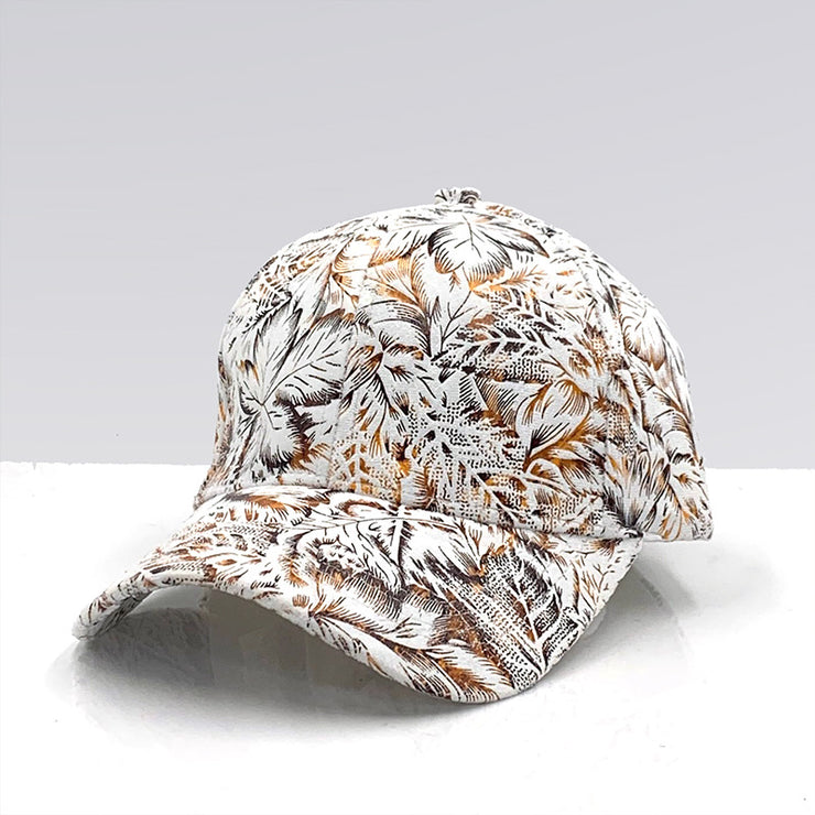 Versatile Ladies' Outdoor Baseball Cap with All-Match Print